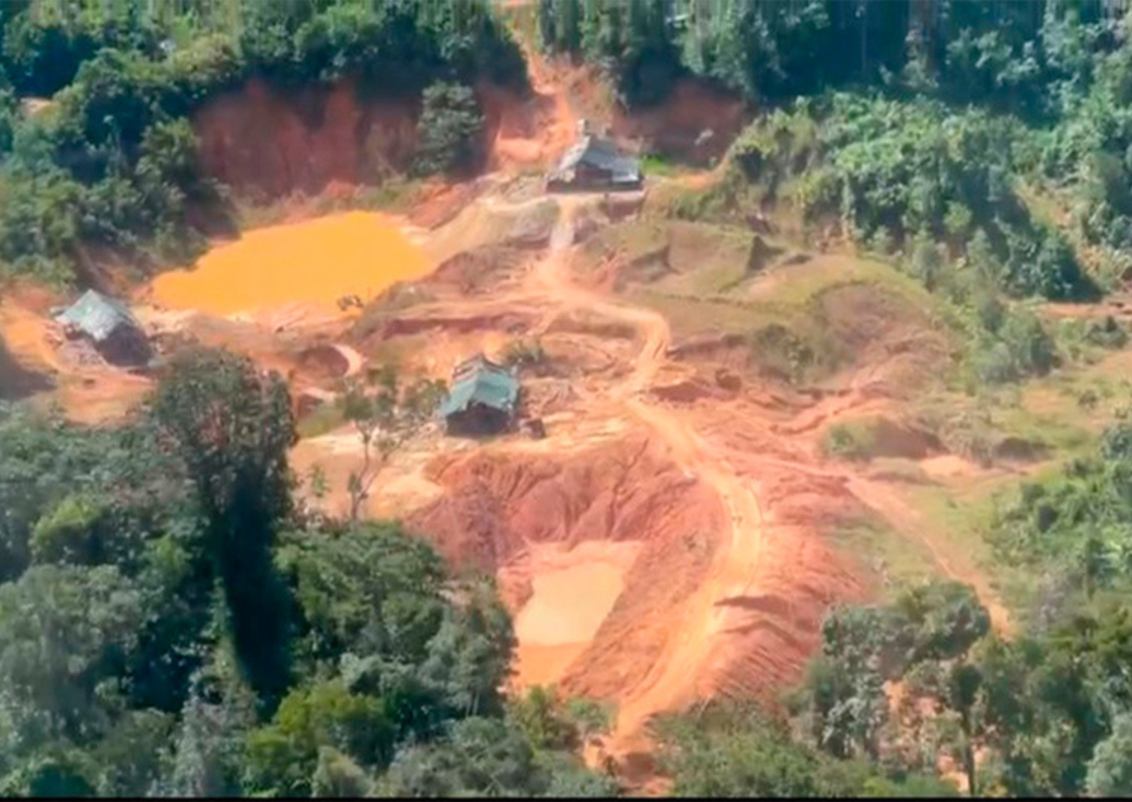 Operação desmonta garimpo ilegal em Maués, um dos mais lucrativos da América Latina (Foto: PF/Divulgação)