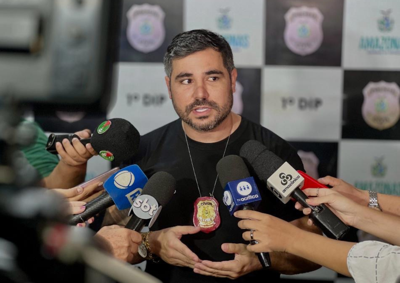 Delegado Cícero Túlio, titular do 1º Distrito Integrado de Polícia (DIP) - Foto: Divulgação/ Erlon Rodrigues/PC-AM