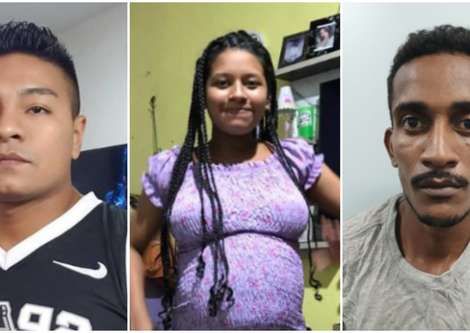 Gil Romero Machado Batista ; Debora da Silva Alves e José Nilson Azevedo da Silva — Suspeitos vão a Júri Popular. Foto: Reprodução