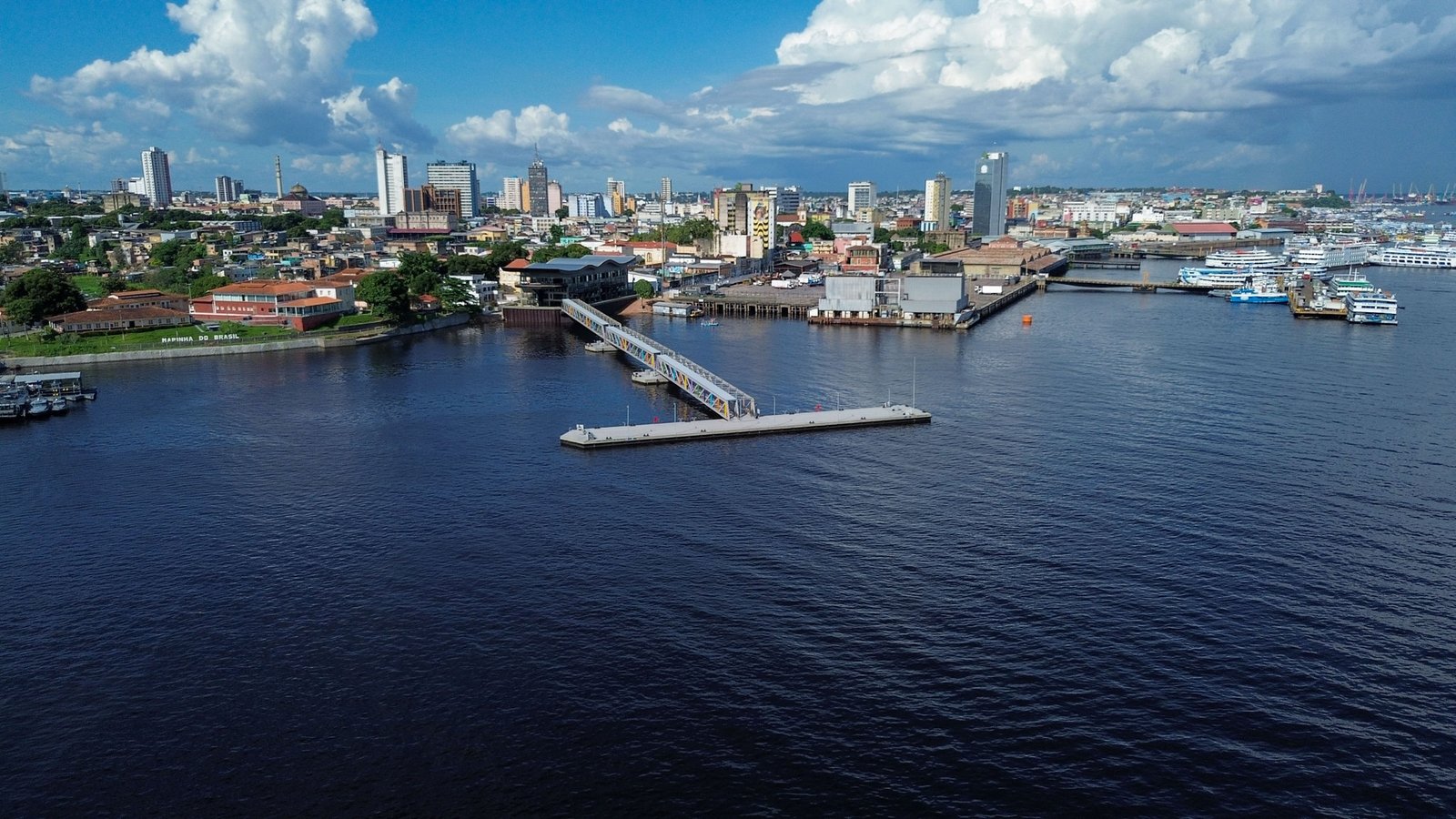 Píer turístico é inaugurado em Manaus - Foto: Divulgação/João Viana / Semcom