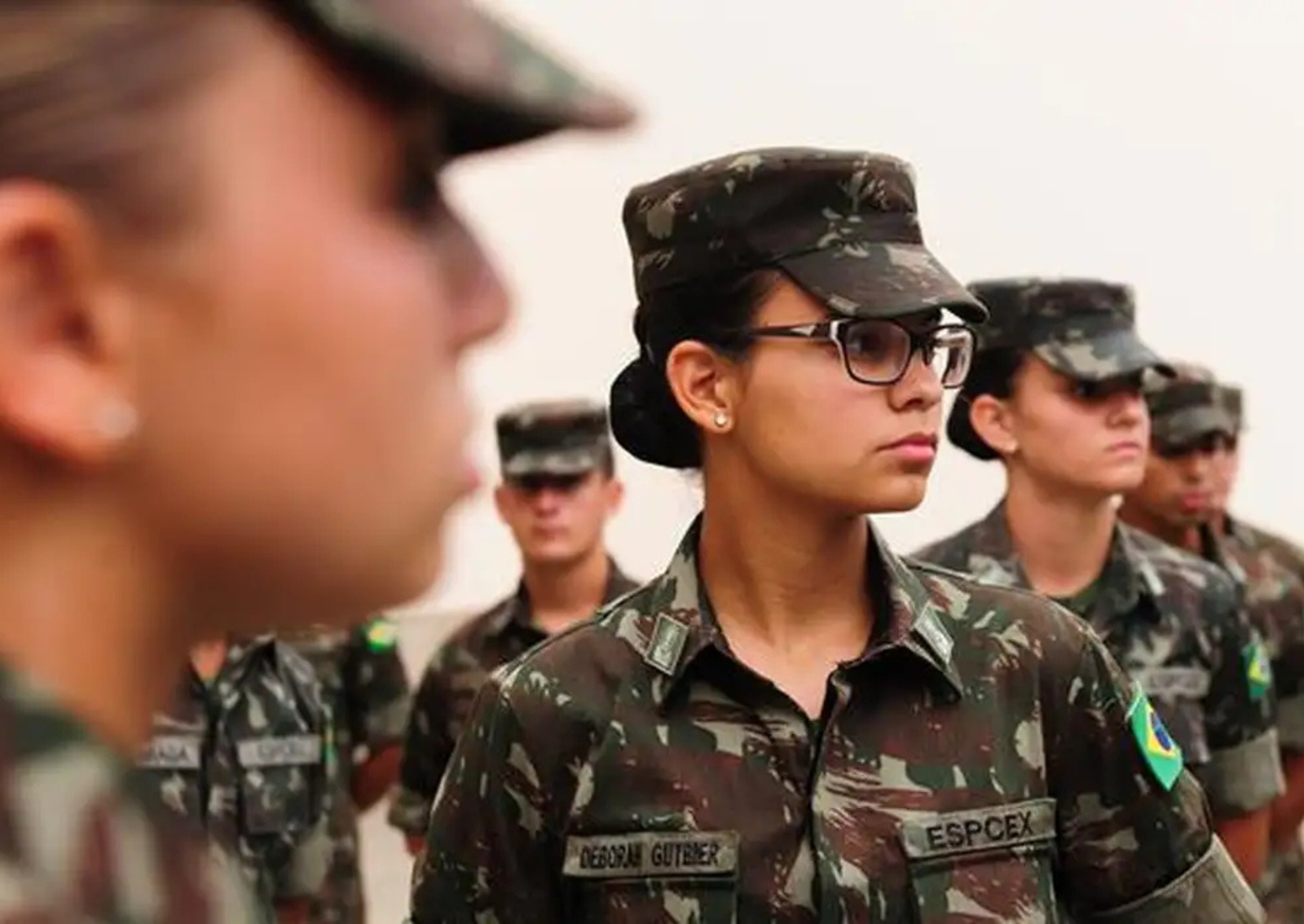 As mulheres incorporadas ocuparão a graduação de soldado, com denominações específicas para cada Força - Foto: Divulgação/Exército Brasileiro