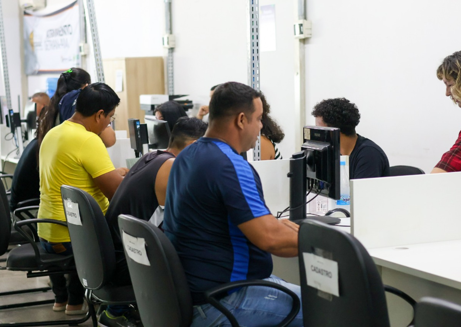 Vagas para a escolaridade do Ensino fundamental e médio. Foto: Jamille Silva/Setemp